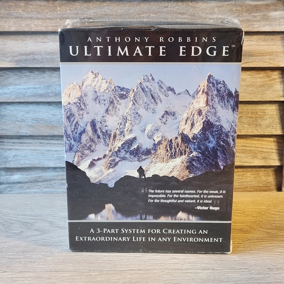 Other - Anthony Tony Robbins Ultimate Edge 3 Part System CD DVD Box Set Sealed New